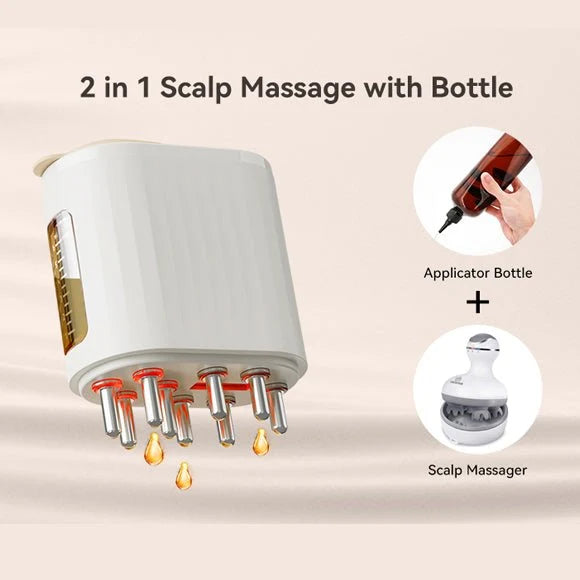 2 in 1 scalp massage serum applicator