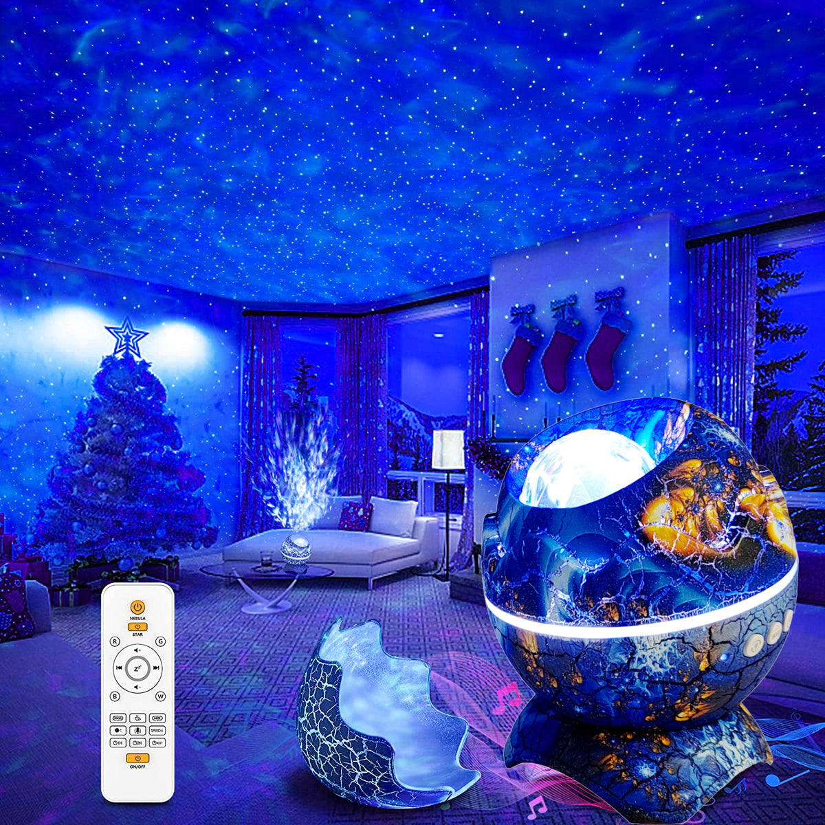 Starlight Galaxy Projector LED Water Pattern