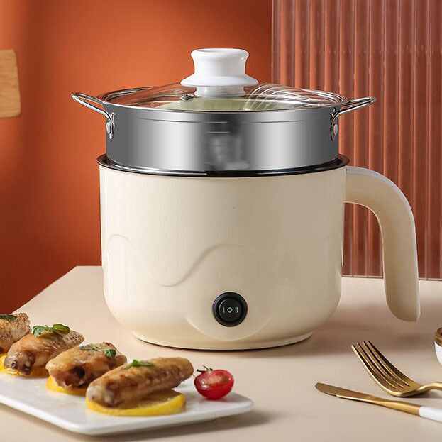 Electric Mini Cooking Pot with Lid