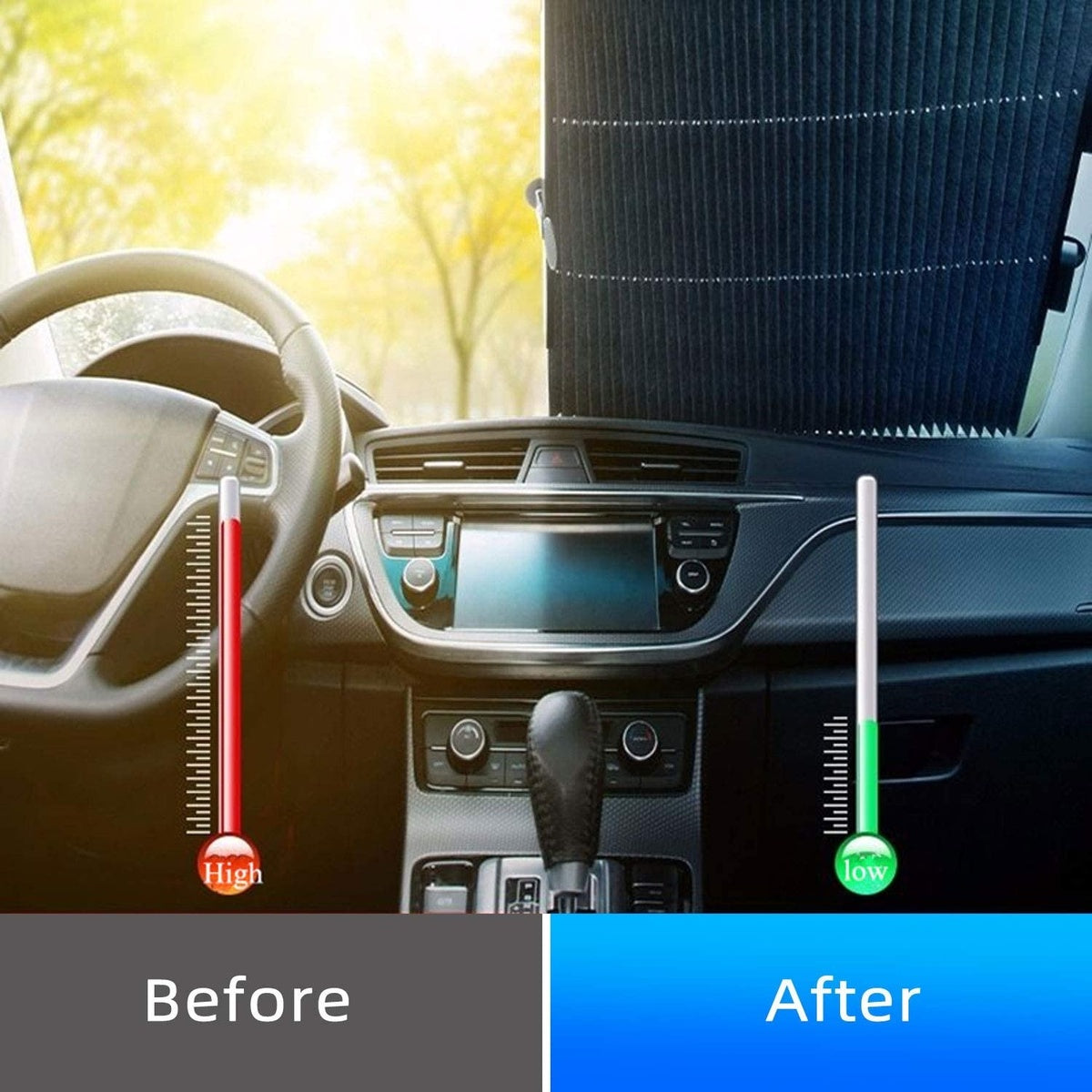 Retractable Sun Car Shade