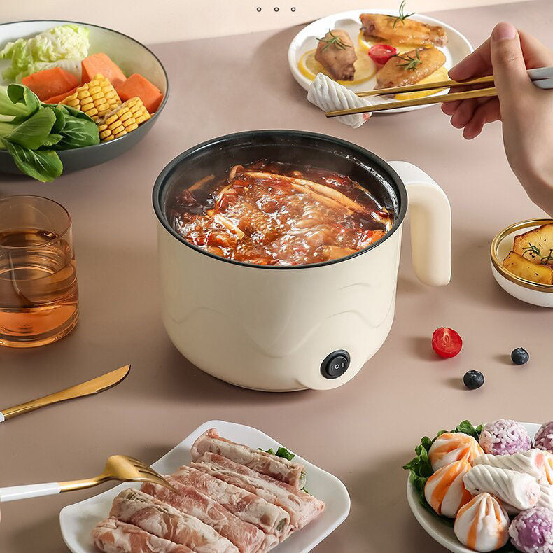 Electric Mini Cooking Pot with Lid