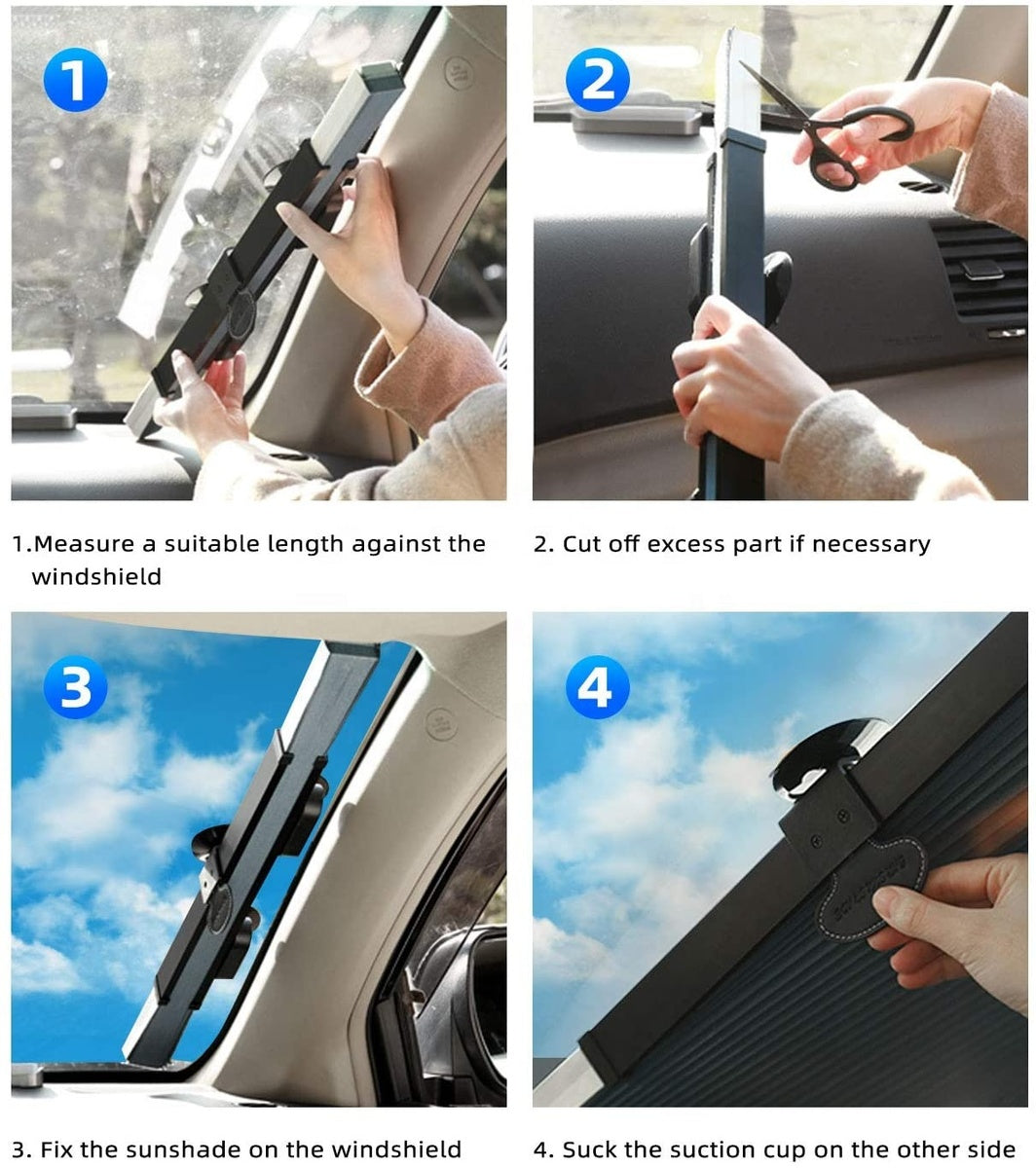 Retractable Sun Car Shade